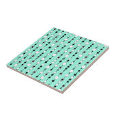 Carreau Festive pattern with string beads and jewelry star (Côté)