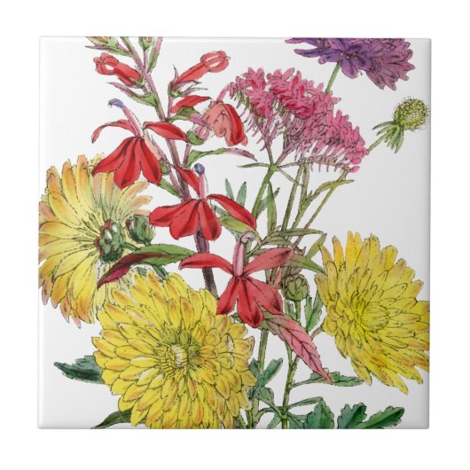 Carreau Festive Sring Floral Cadfts (Devant)