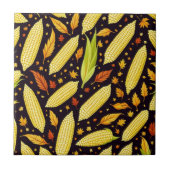 Carreau Fête de la récolte du Motif de maïs Automne (Devant)