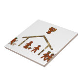 Carreau fête de Noël (Côté)