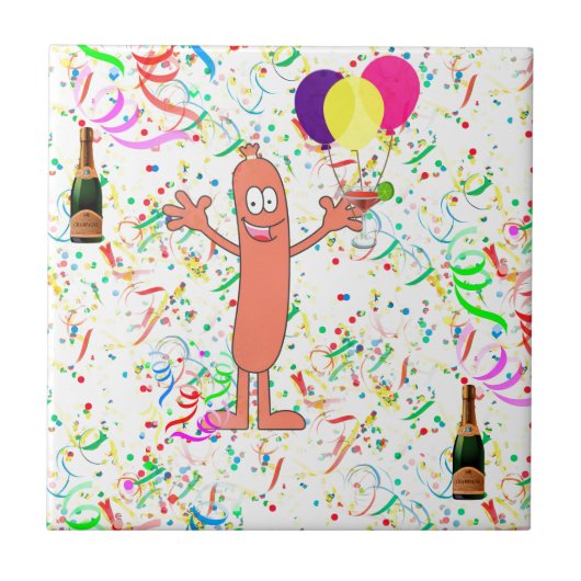 Carreau fête de saucisse (Devant)