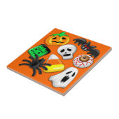 Carreau Fête des Candies Éffrayantes d'Halloween (Côté)