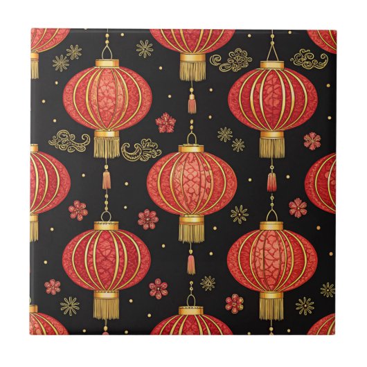 Carreau Fête des lanternes chinoise (3) (Devant)