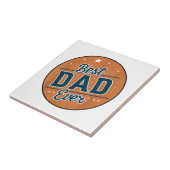 Carreau Fête des pères Meilleur Père Dans Le Monde (Côté)