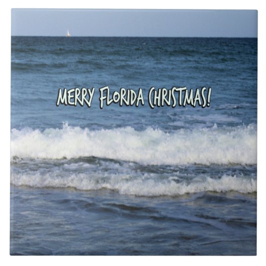Carreau Fêtez un Noël à la Floride (Devant)