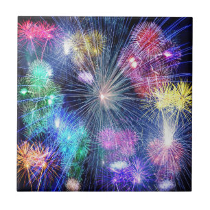 Carreau Feu d'artifice