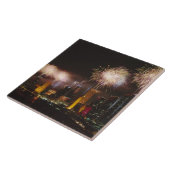 Carreau Feu d'artifice à Houston Texas (Côté)