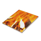 Carreau Feu de camp Hot avec bois (Côté)