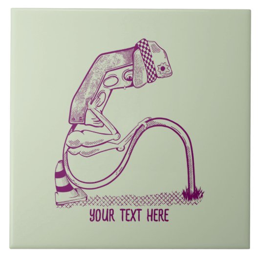 Carreau Feu de circulation déprimé (Devant)