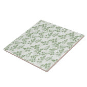 Carreau Feuille botanique Turquoise moderne motif (Côté)