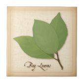 Carreau Feuille de baie (Devant)