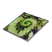 Carreau Feuille de bégonia d'Escargot d'escargot par (Côté)