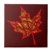 Carreau Feuille de feu (Devant)