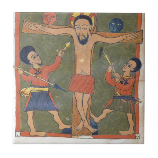 Carreau Feuille des évangiles de Gunda Gunde (Devant)