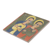 Carreau Feuille des évangiles de Gunda Gunde (Côté)