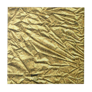 Carreau Feuille d'or brillante