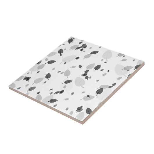 Carreau Feuille gris (Côté)