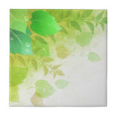 Carreau feuille vert (Devant)