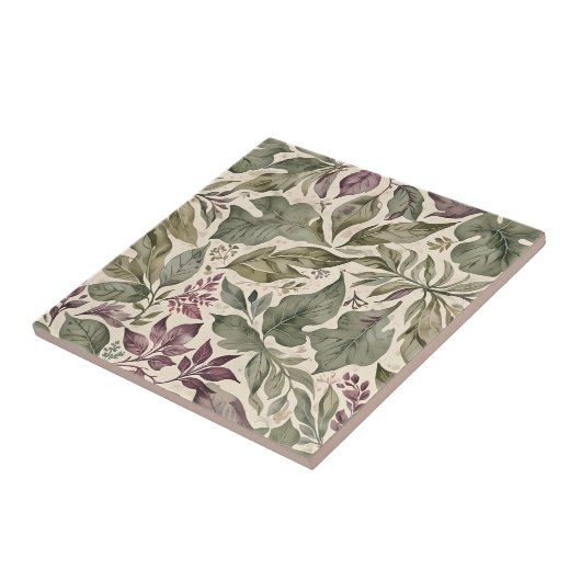 Carreau Feuille vintage (Côté)