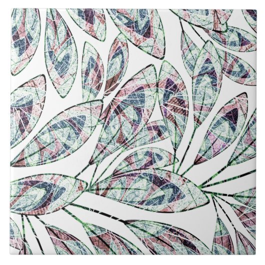 Carreau Feuilles. (Devant)