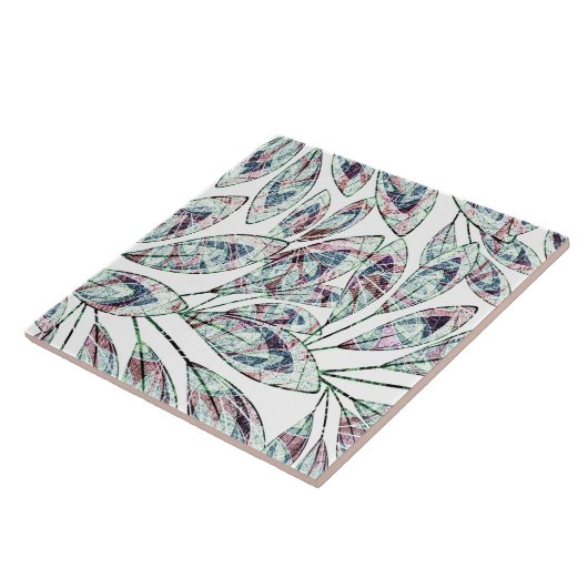 Carreau Feuilles. (Côté)