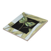 Carreau Feuilles à l'instigation de la libellule par Jenni (Côté)