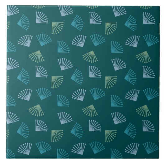 Carreau Feuilles Art déco (Devant)