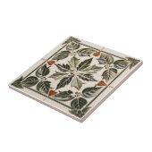 Carreau Feuilles avec Terracotta & Ivoires Style toscan (Côté)