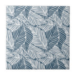 Carreau Feuilles bleu et blanc<br><div class="desc">Un motif en feuille bleu et blanc crée ce design remarquable en céramique. Belle pour un fond de cuisine,  baignoire de salle de bain,  douche et carrelage de plan de travail,  ou n'importe quel espace (non pour l'utilisation extérieure.) CORRESPONDRE des articles dans notre magasin.</div>