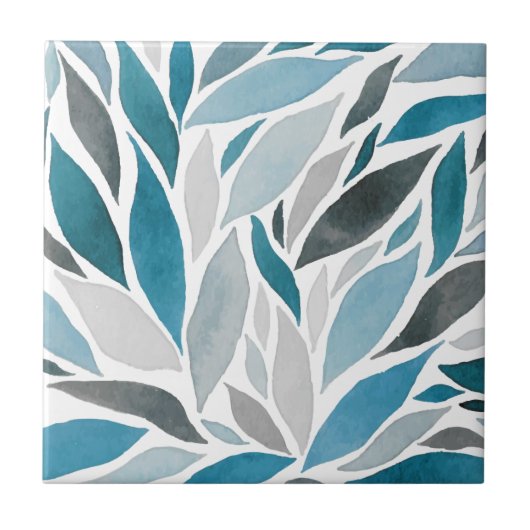 Carreau feuilles d'arbre (Devant)