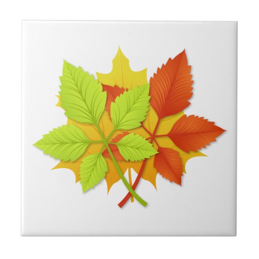 Carreau Feuilles d'automne (Devant)