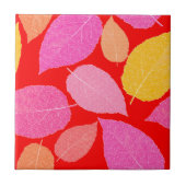 Carreau Feuilles d'automne. (Devant)