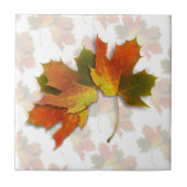 Carreau Feuilles d'automne Action de grâce (Devant)