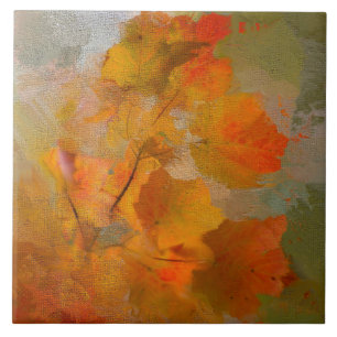 Carreau Feuilles d'automne personnalisées