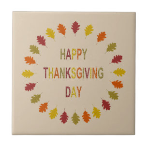 Carreau Feuilles de chêne de Thanksgiving