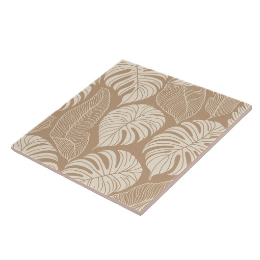 Carreau Feuilles de la jungle tropicale (Côté)