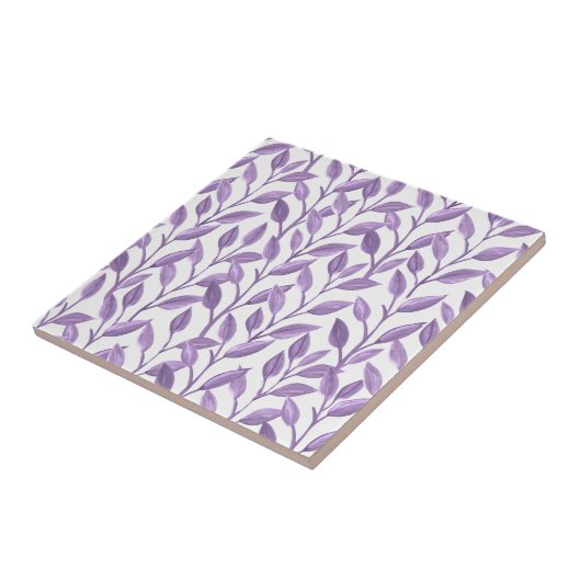 Carreau Feuilles de lavande (Côté)