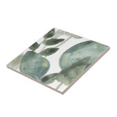 Carreau Feuilles d'eau - Aquarelle (Côté)