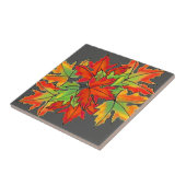 Carreau Feuilles d'érable multicolores (Côté)