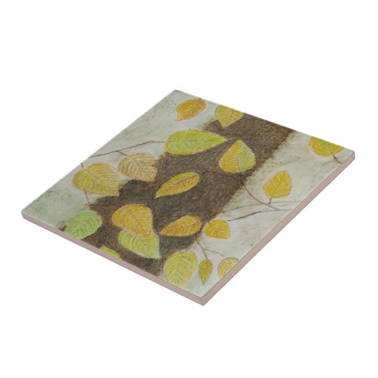 Carreau Feuilles hêtre (Côté)