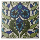 Carreau Feuilles stylisés William De Morgan (Devant)