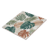 Carreau Feuilles Tropicales Bohème (Côté)
