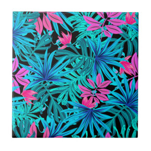 Carreau Feuilles tropicaux