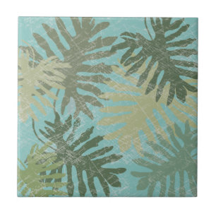 Carreau Feuilles tropicaux défraîchis