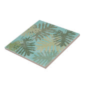 Carreau Feuilles tropicaux défraîchis (Côté)