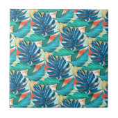Carreau Feuilles tropicaux exotiques - Beau (Devant)