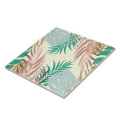 Carreau Feuilles tropicaux mignons (Côté)