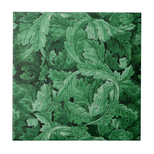 Carreau Feuilles verts (par William Morris) (Devant)