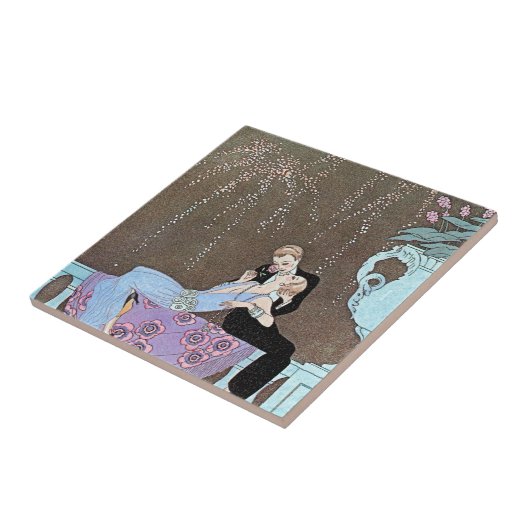 Carreau Feux d'artifice d'âge de jazz (Côté)