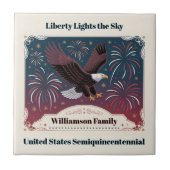Carreau Feux d'artifice personnalisés Liberty Eagle de sty (Devant)